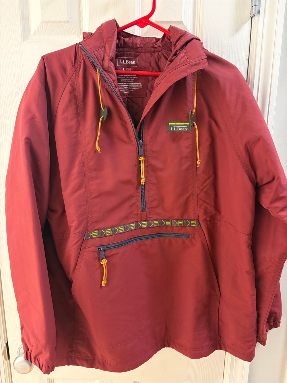 LL Bean Insulated Anorak Jacket
